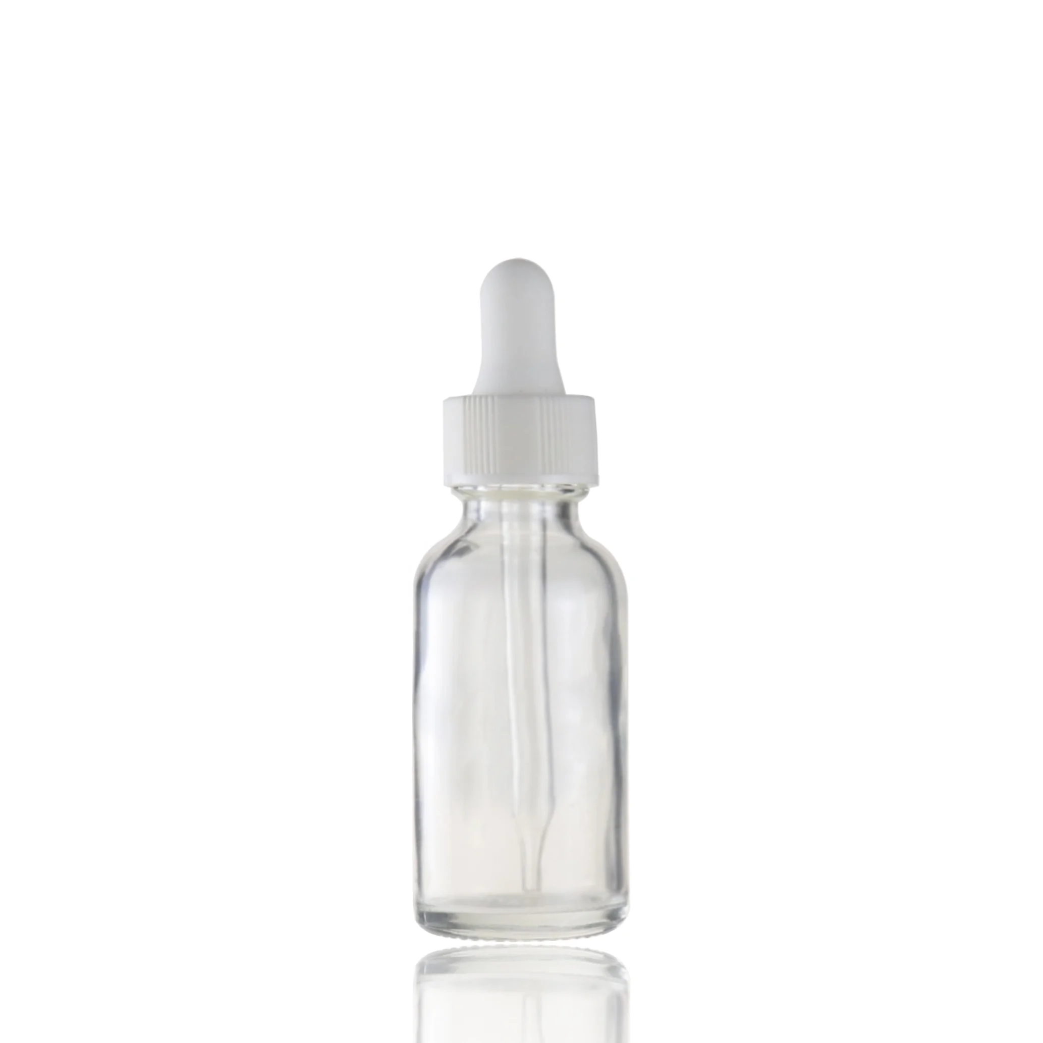 Clear 1oz tincture boston essential oil glass dropper bottle 30ml with droppers
