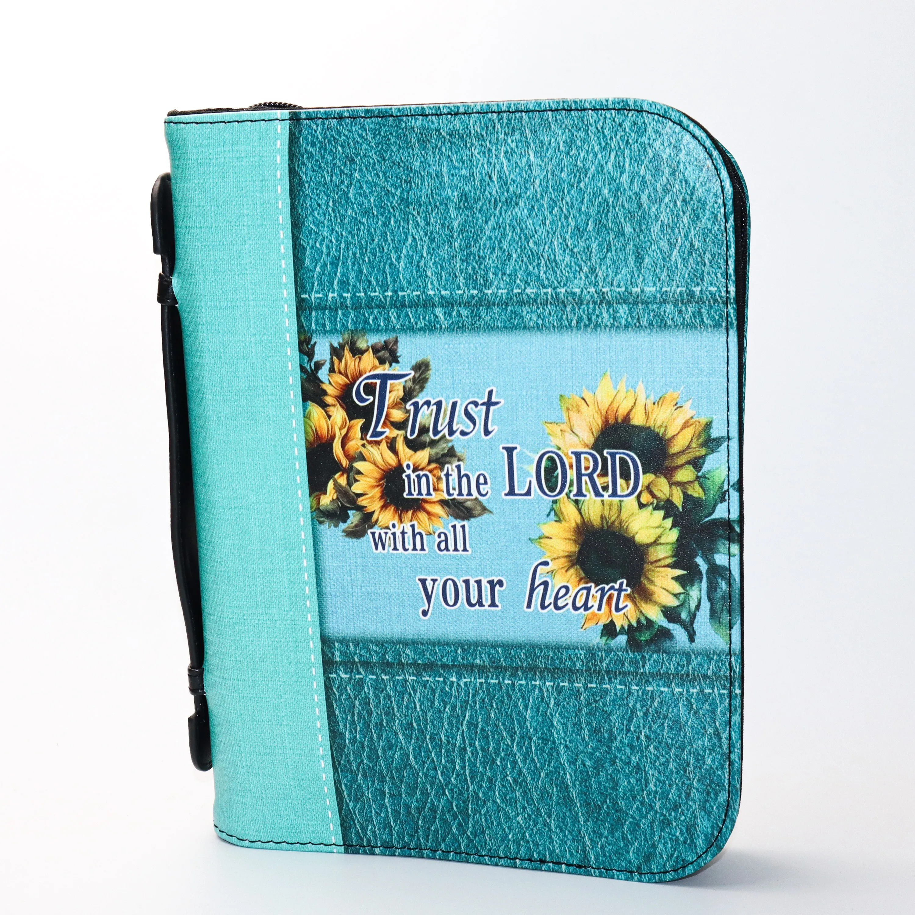 Новый продукт обложка дневника с логотипом под заказ защита кожаных рукавов Мягкие обложки из искусственной кожи Библии