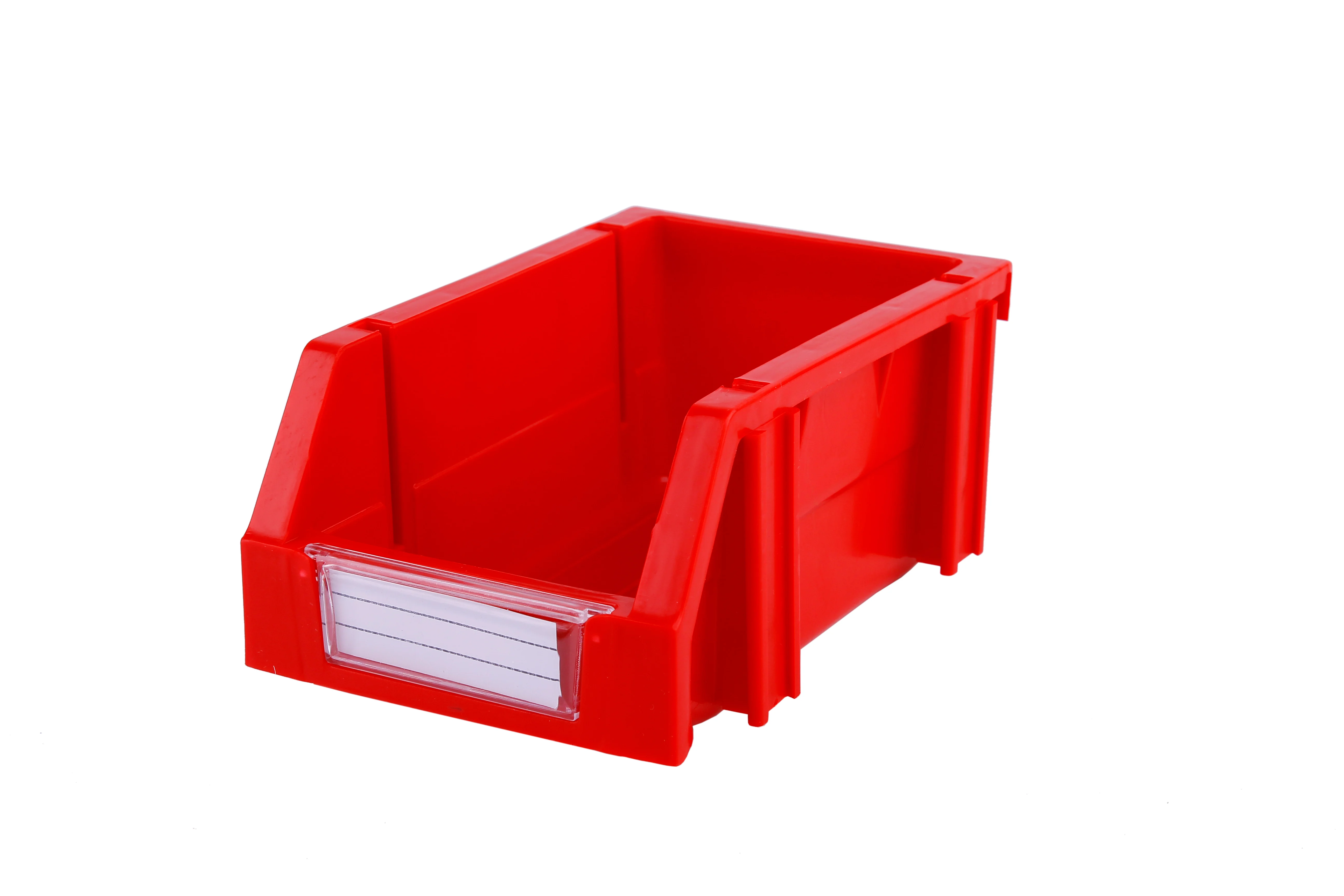 Plastic storage organizer crate tools pp storage bin industrial workbench plastic stacable shelf bin