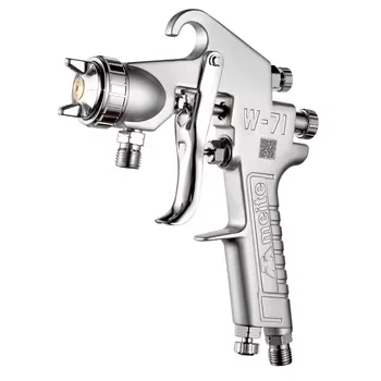 AKX Silver Aluminum High Atomization Spray Gun W71 W-71s Series Power Tools Spray Paint Guns