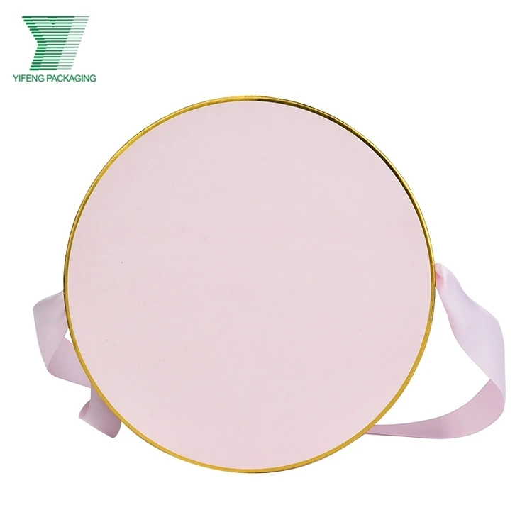 Роскошный бумажный цилиндр с логотипом на заказ для упаковки свадебных роз жесткая круглая картонная коробка роза замша Цветочная