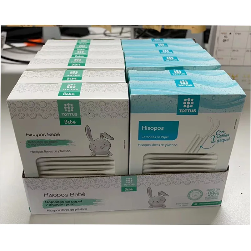 plastic ear cleaning sticks q disinfectant nasopharyngeal high quality removal makeup iodophor alcohol disinfectant cotton swab