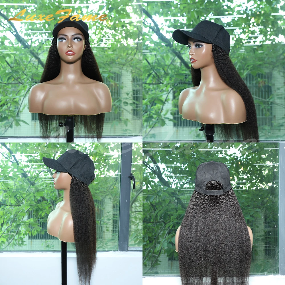 top quality top rated wigs large cap,closure with wig cap adjustable,baseball cap hat wig hair with hair extensions