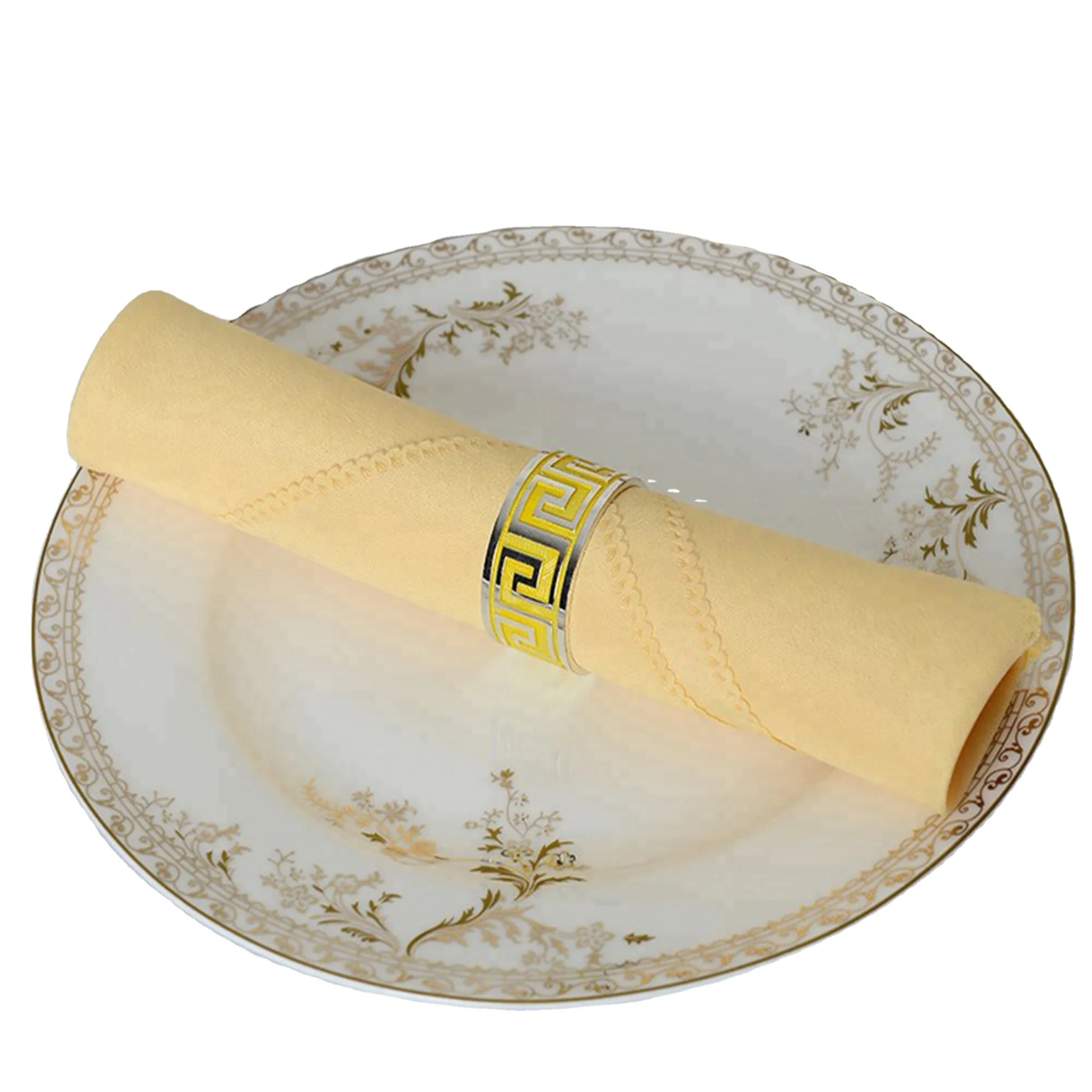 48*48cm  polyester hotel plain table napkin for wedding party dinner