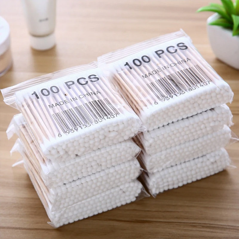 100% Natural And Environmentally Friendly Cotton Swab Biodegradable Bamboo Q Tips Original Cotton Swabs