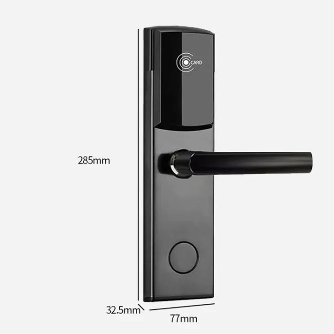 Factory Hot Sales Door Lock Handles Key Card Electronic Hotel Door Lock