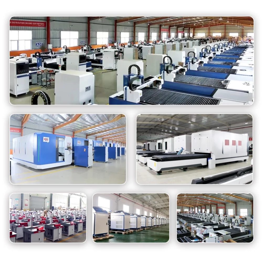 High Accuracy Automatic Double Chuck 6000W Fiber Laser Pipe Cutting Machines Metal Square Tube 6kw Laser Cutter Machine