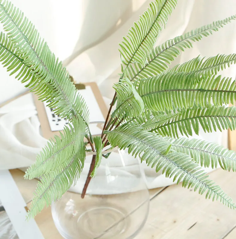 
2020 new wholesale artificial leaves artificial silk fern leaves 