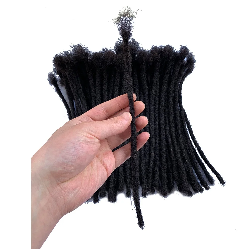YONNA Human Hair  Dreadlocks Extensions Full Handmade 100% Virgin Human Hair Natural Color Can Bleach and Dyed