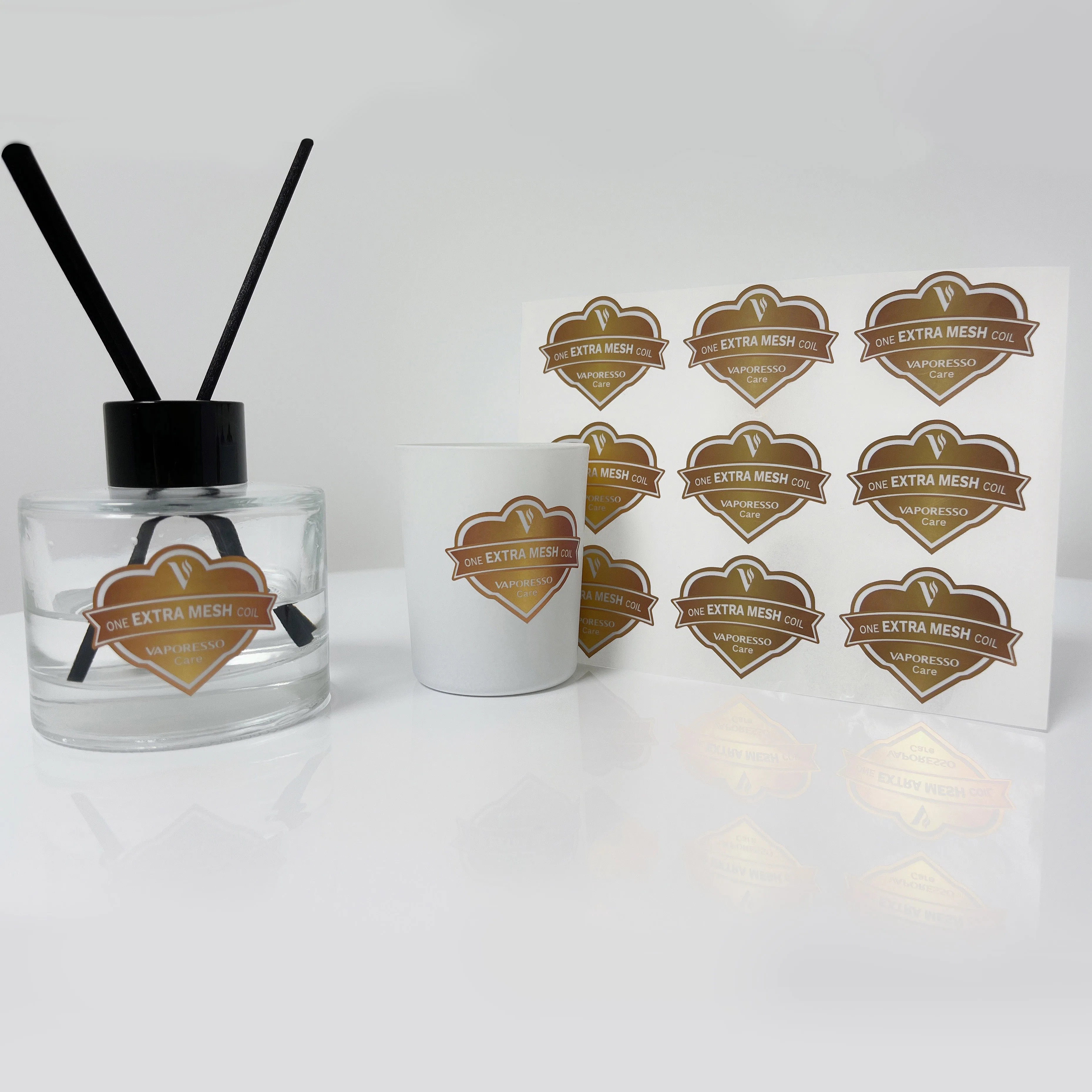 Custom Printing Self Adhesive Candle labels  Essential oil bottle stickers Aromatherapy bottle labels Perfume Labels