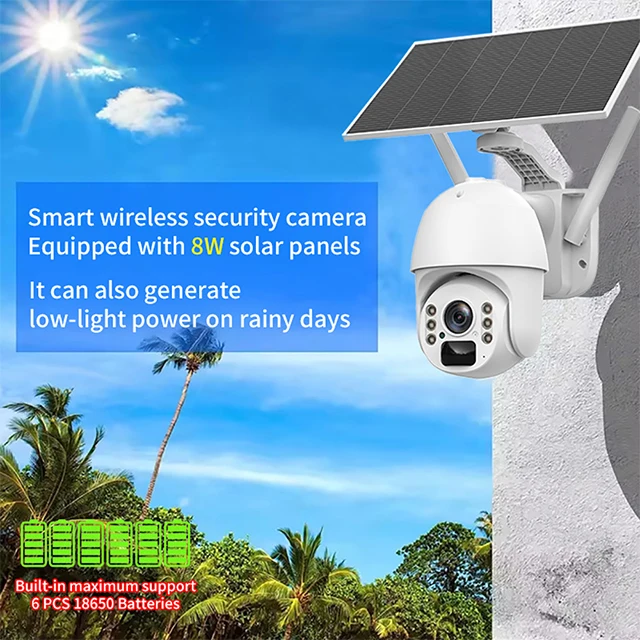 PEGATAH 3MP 4G SIM Card Wifi Solar Camera Outdoor Auto Tracking Wireless CCTV IP Cameras Security Video Surveillance Waterproof
