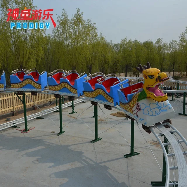 Direct Manufacturer Fun Fair Slide Dragon Train Ride Cheap Glide Roller coaster for Sale