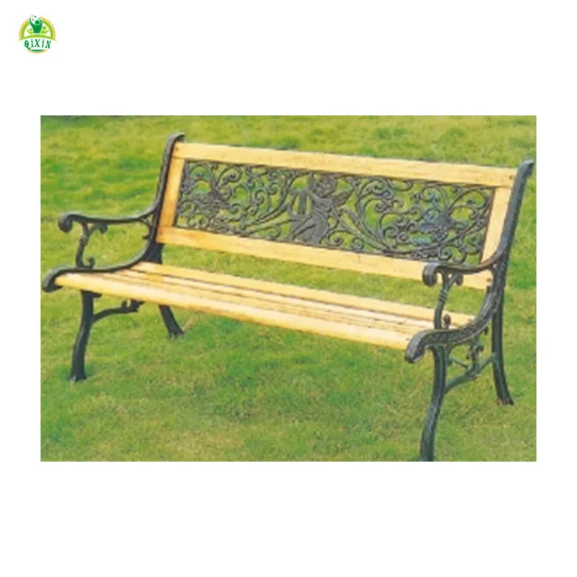 Garden leisure wooden long bench chair(QX-146F)/wooden garden chair/wooden deck chair frame