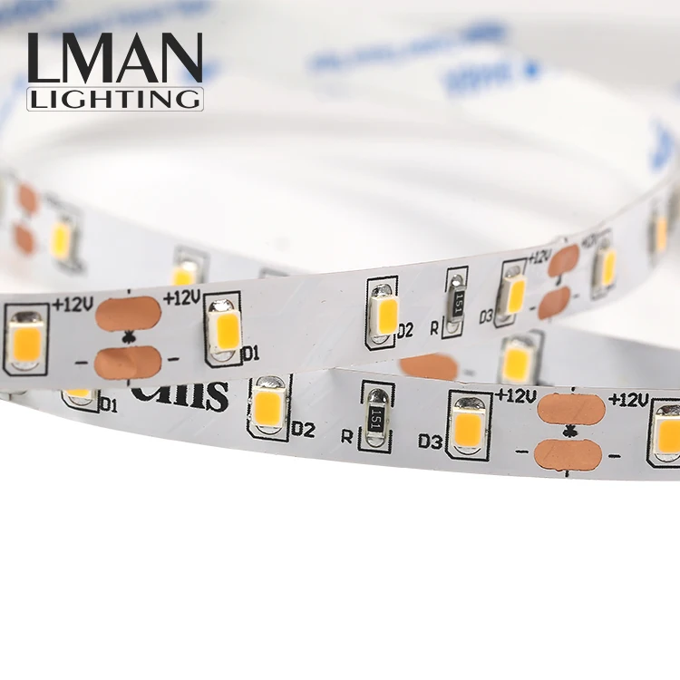 Living Room Decoration Pcb Bare Board 8mm Width Warm White Light Dc 12v 24v 4.8w Smd 2835 Led Strip Light