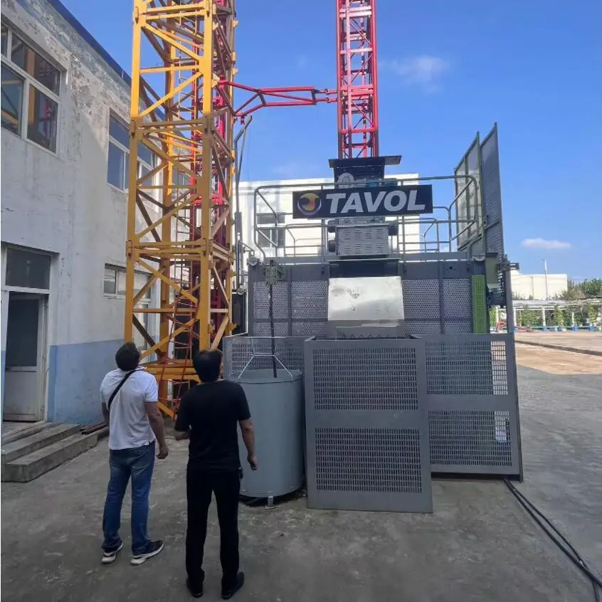 Double Cage Construction Hoist Building Elevator Lift Tools and Equipment
