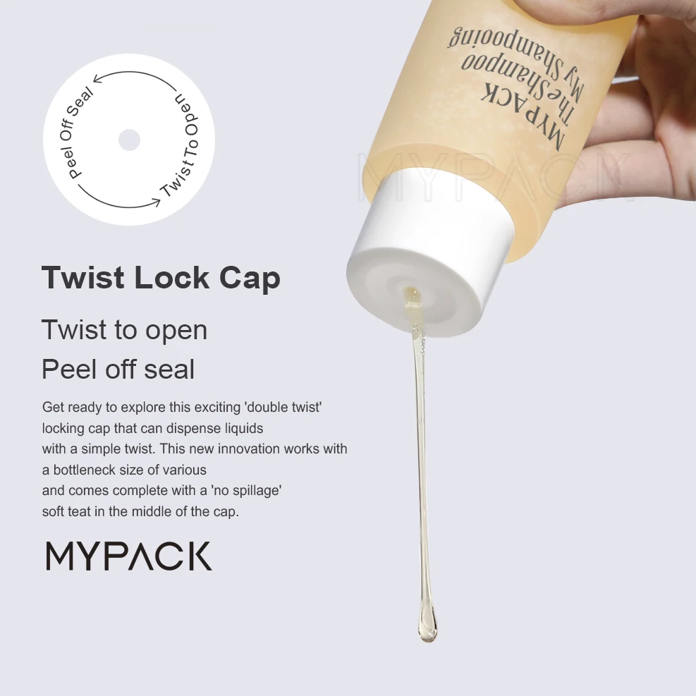 MYPACK cylor soft touch 9 5 унций 280 мл шампунь масло для тела мытья hdpe Сжимаемый флакон с закрученной крышкой