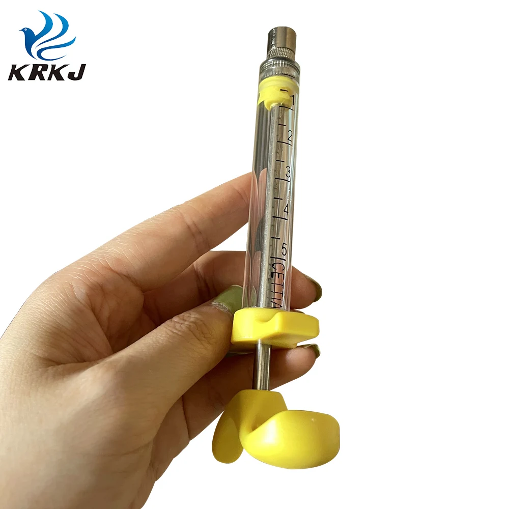CETTIA KD310 reusable tpx veterinary injection syringe 5cc plastic for pig sow