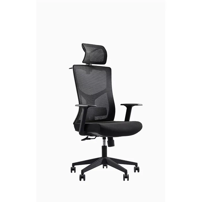 Mesh office chair office building furniture black ergonomic swivel office chair for high back