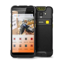 android 9.0 4g rugged wireless handheld pda logistics barcode Scanner Pda With ufc Handheld Mobile Termina dhl pda