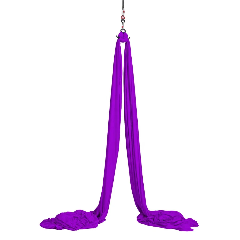 Nylon Aerial Yoga Silk Fabric 12M Aerial SilkS for Exercise