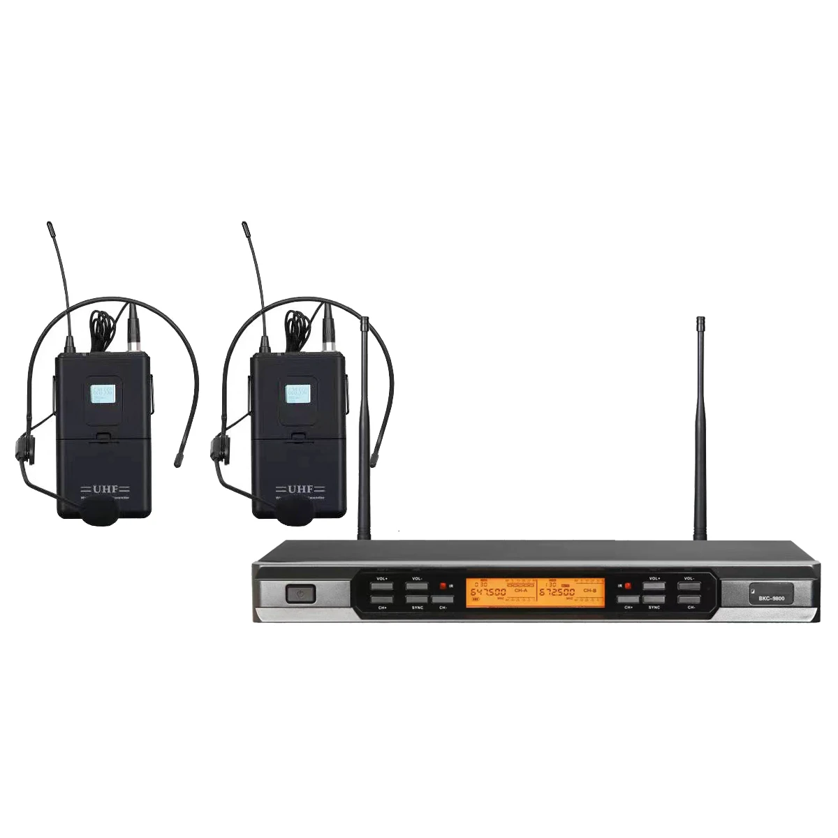 Pro EW300 G4-Headset Wireless Microphone System 2 Cardioid Capacitor HeadMic Dynamic Handheld Set