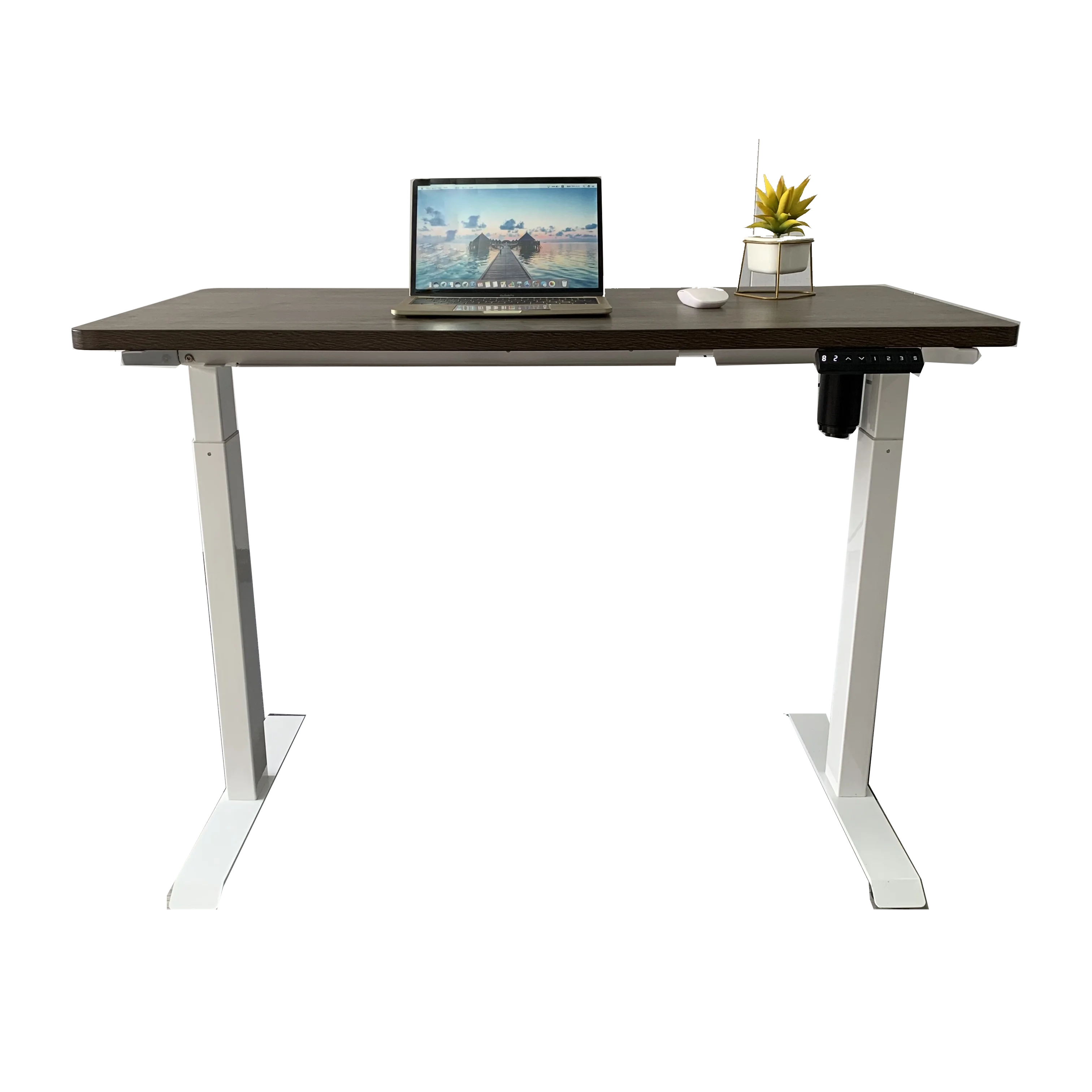 Hot selling adjustable intelligent standing electronic desk for office