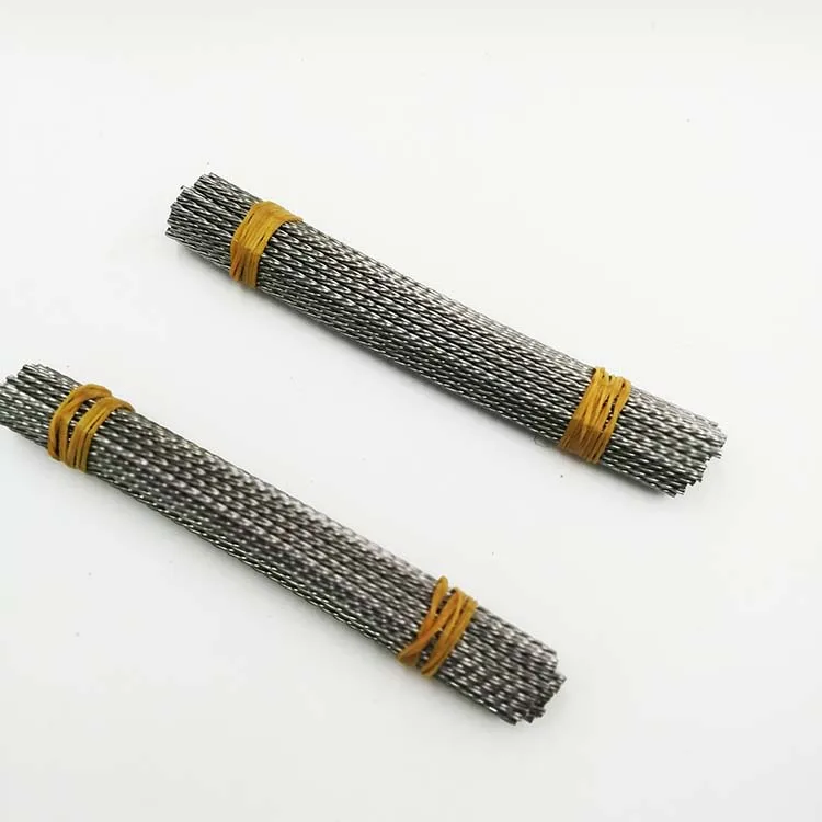 Вольфрамовый скрученный провод для вакуумного покрытия, диаметр 0,85 мм, 99.95% чистоты