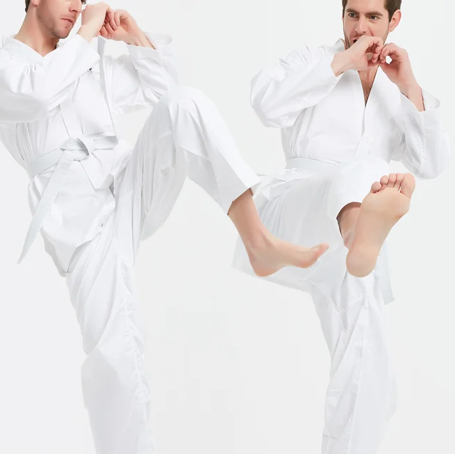 Custom Logo wholesale kids adult karate uniforms WTF ITF Taekwondo Dobok for Children Adults Kids