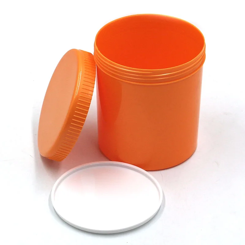 Compound line PP wide mouth plastic 1000ml 1L Cream Jar Hair cream gel jar