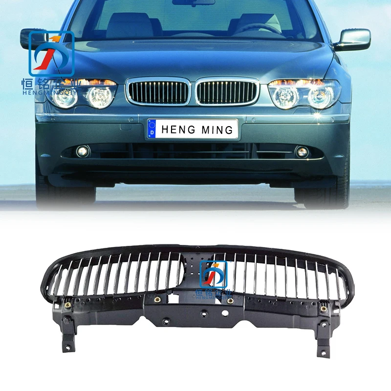 New Left Right Plat Chrome 7 Series E66 Front Grill for BMW 51137037727