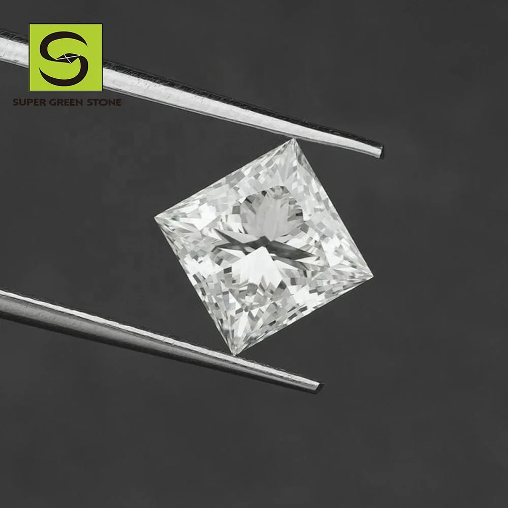 SuperGS SGSD036 Cvd 1 Carat LabGrown Diamond Synthetic Loose Prices Princess Cut Created Lab Grown Diamonds