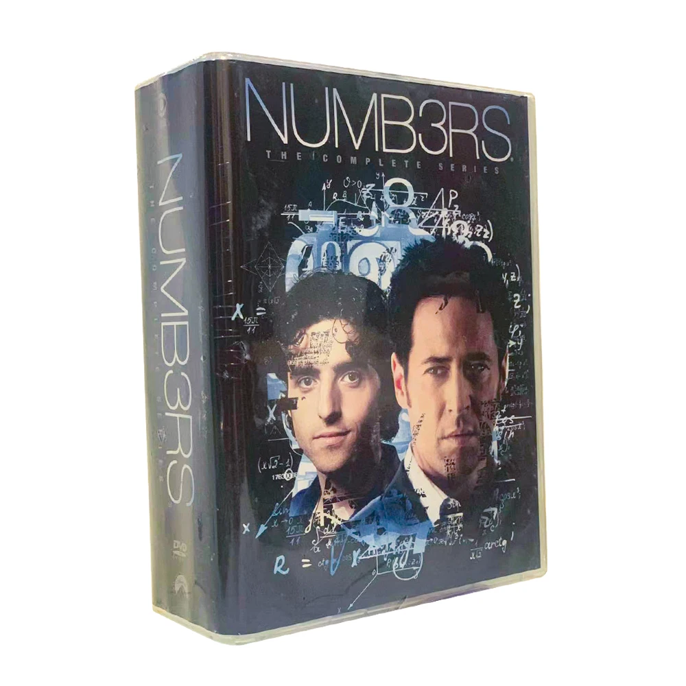 Numb3rs The Complete Series Numbers Box set 31 Discs Factory Wholesale DVD Movies TV Series Cartoon Region 1/Region 2 Free Ship