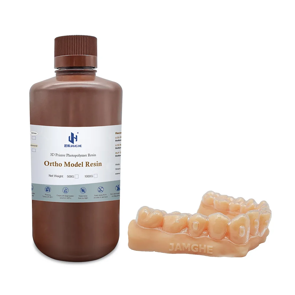Jamghe Dental Teeth Model Resin 3D Printer Resin High Precision Low Shirinkage 2k 4k 6k 8k LCD DLP SLA Printers