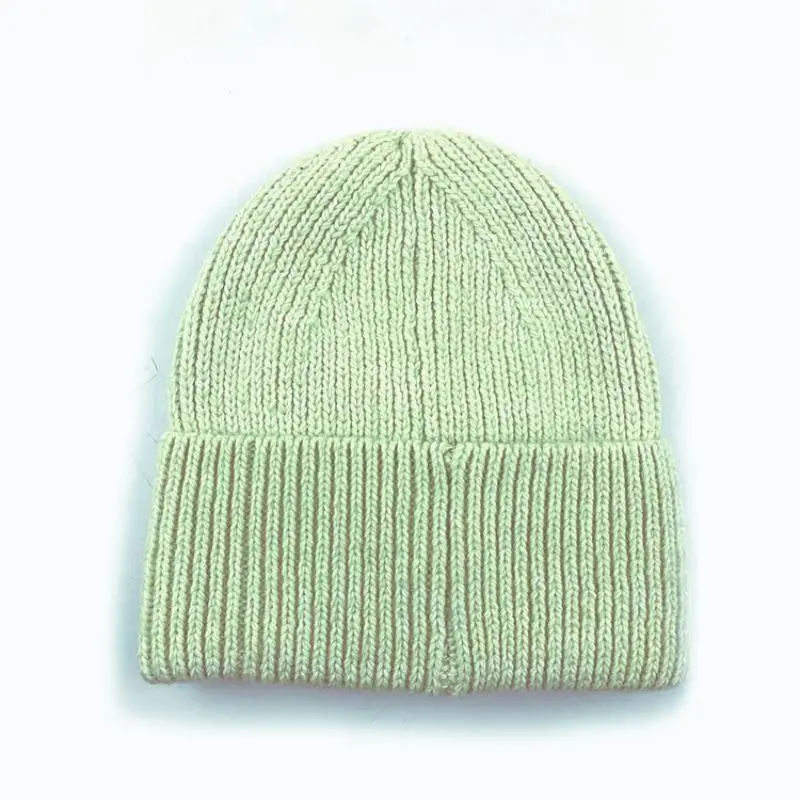Shine Tex Mutze Girl Bow Knit Cuffed Hats Multi Color Green Fisherman Sustainable Recycled Eco Friendly Products 2024 Beanies