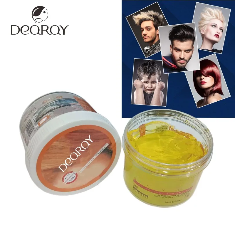 Private Label Moisturizing Nourishing Hair Gel Repairs Moisture Superior Hold Healthy Shine Hair Gel