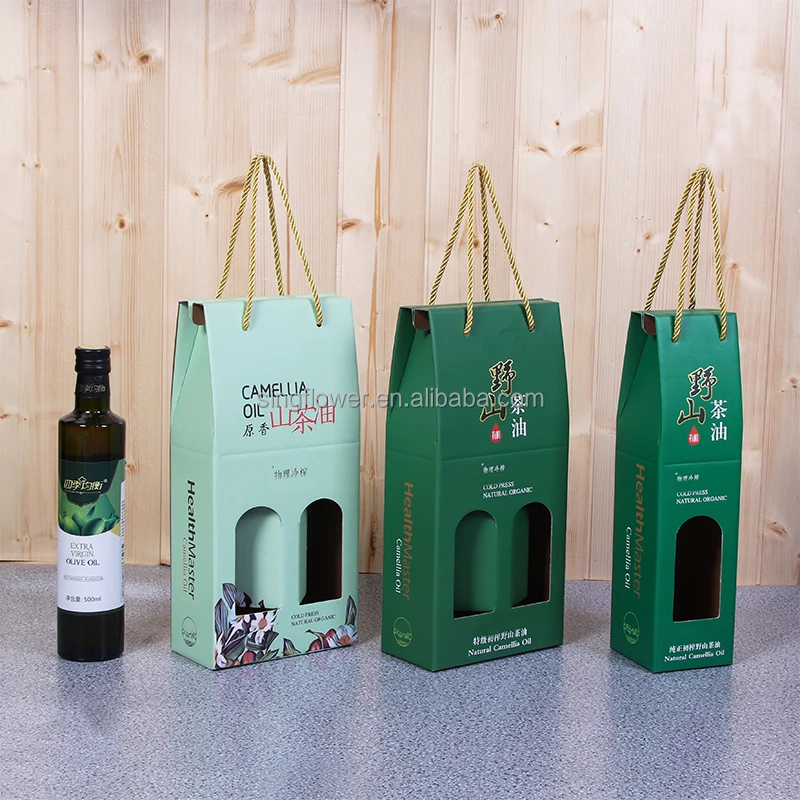 Custom Cardboard Bottle Beer Box Paper Corrugated Pack Wine Gift Shipping Beer Carrier Packaging Carton Box With Handle