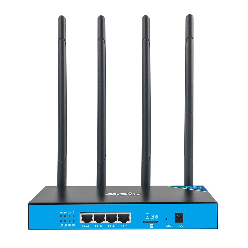 TUOSHI 4G Industrial Cellular to wifi iot Router SMA connector external antennas unlock wifi hotspot wireless 4G industry router