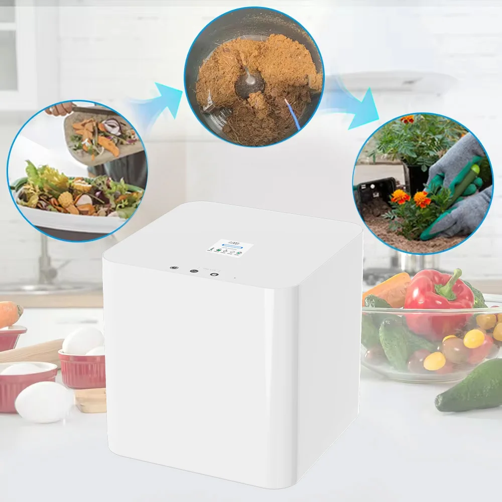 Household environmental protection kitchen waste disposer Fast drying grinding compost machine 2.5L large capacity