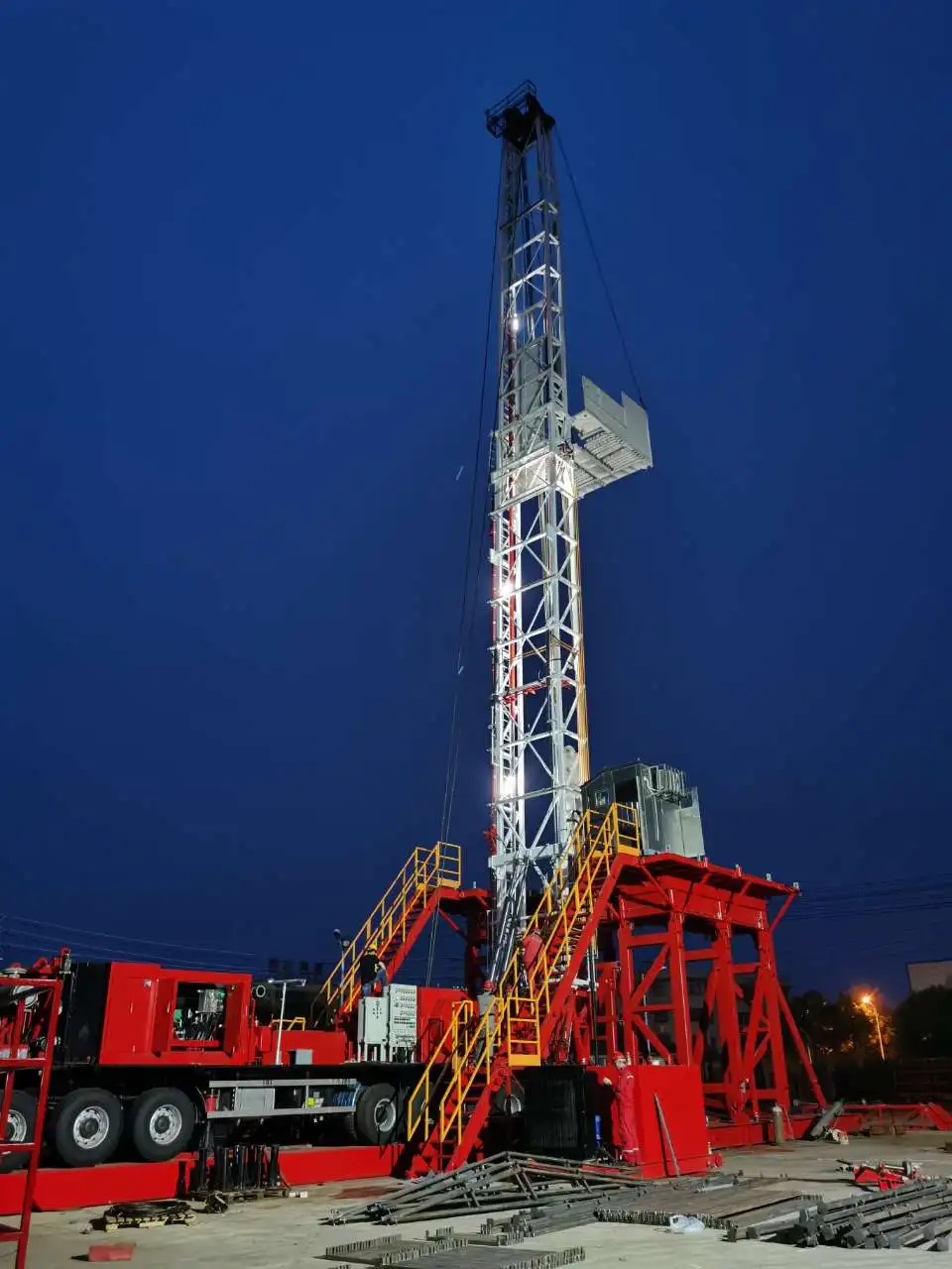 ZJ40 4000m Work Over Truck-mounted Crude Oilfield Drilling Equipment Oil Well Drilling Rig
