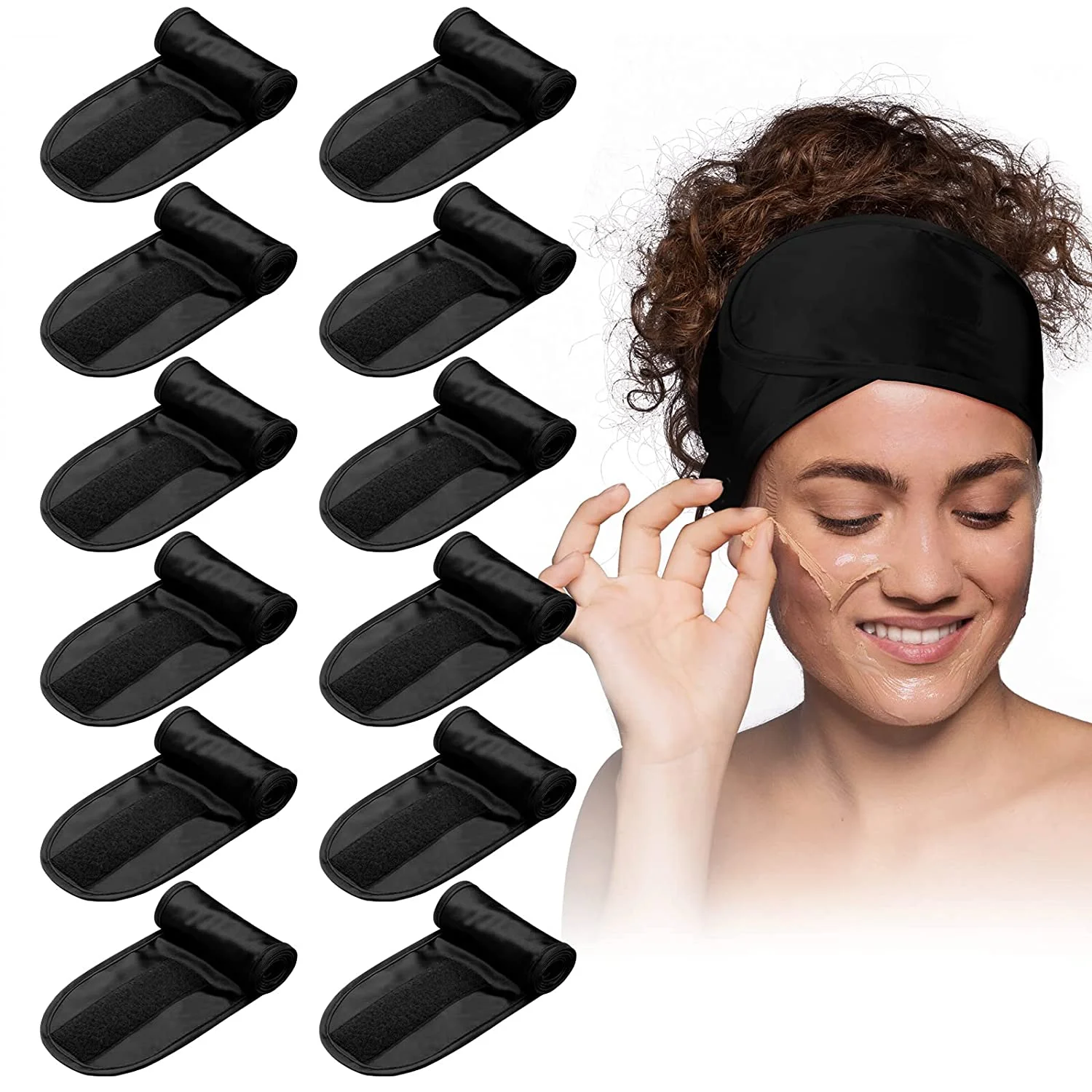 Оптовая продажа, Защита окружающей среды, горячая Распродажа, высокое качество, низкий минимальный заказ, Бамбуковая хлопковая головная повязка для спа