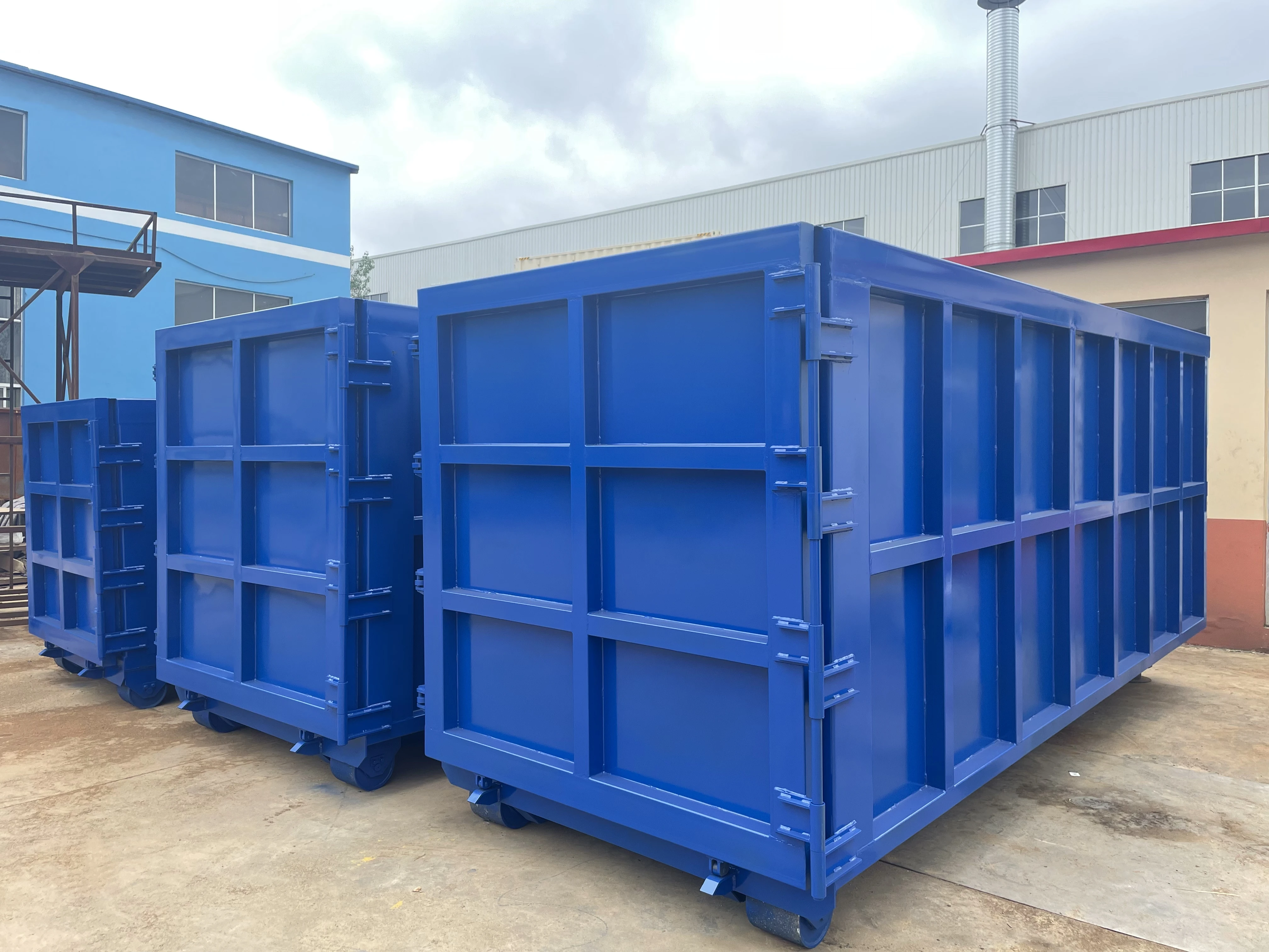 10T 30m3 hook lift bin Skip garbage sorting and recycling bin refuse classification  collector