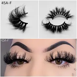 Wholesale Eyelashes Mink Eyelashes Vendor Lashes Private Label Wholesale 25 MM 3D Mink Eyelash with Custom logo Box