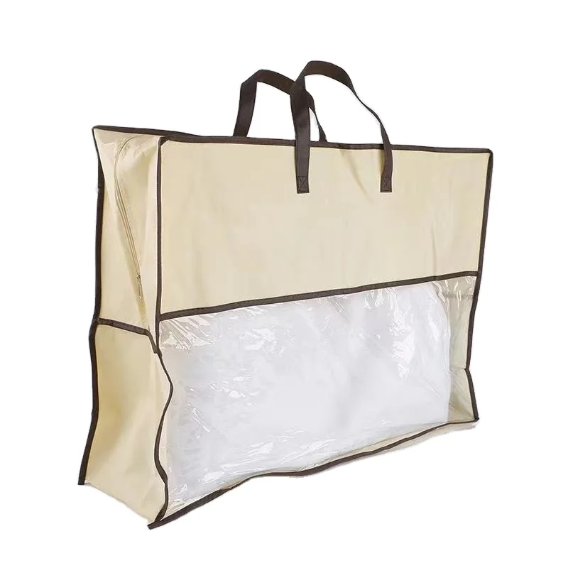 pillow Blanket packaging bag with 2 handles