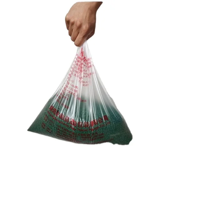 Custom  printing  clear  soft  low  melt temperature  flat  bottom  open  top bag  for  compounding  ingredients packing