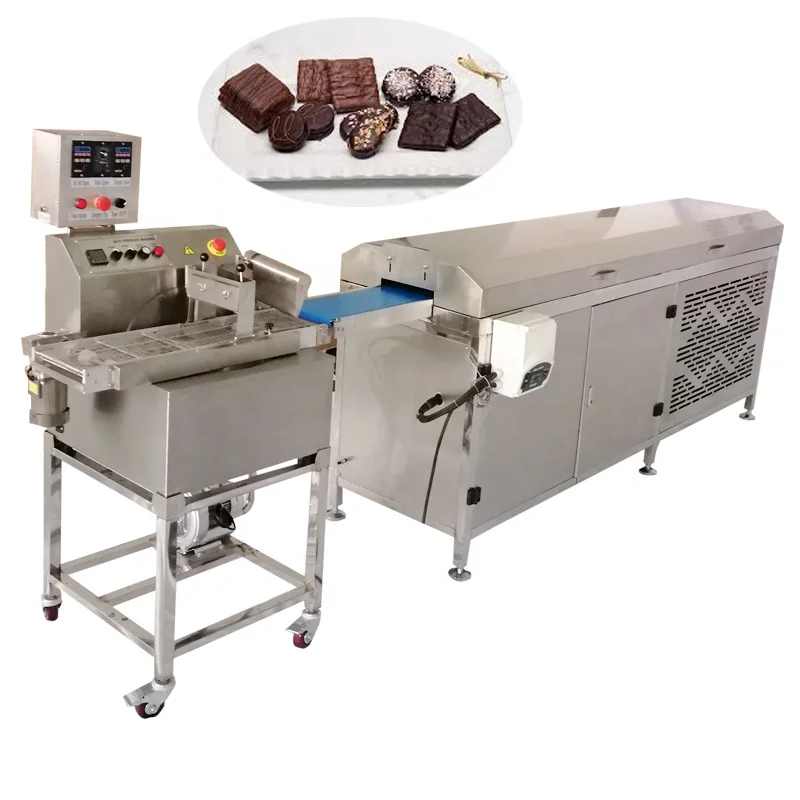 PAPA Machine Chocolate Enrobing Machine Small Chocolate Coating Equipment Mini Chocolate Enrober Machine for Sale Price