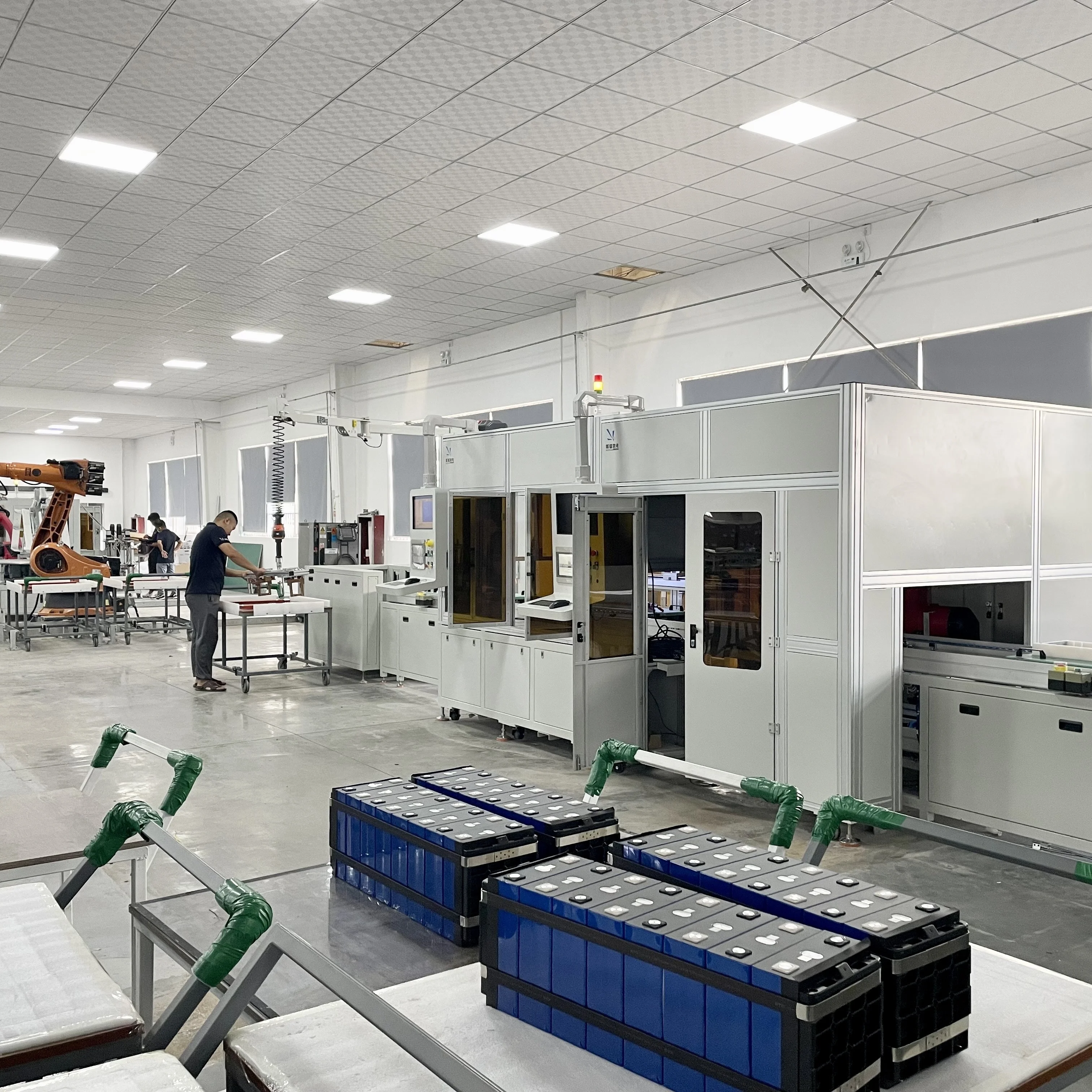 Car Battery Production Line Electric Vehicle Battery Production Line Li Ion Battery Plant Equipment