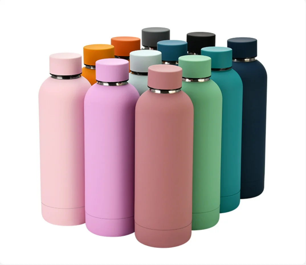 Matt finishing double wall vacuum insulated  304 stainless steel Lulu thermo tumbler Portable sports cup  thermos cup