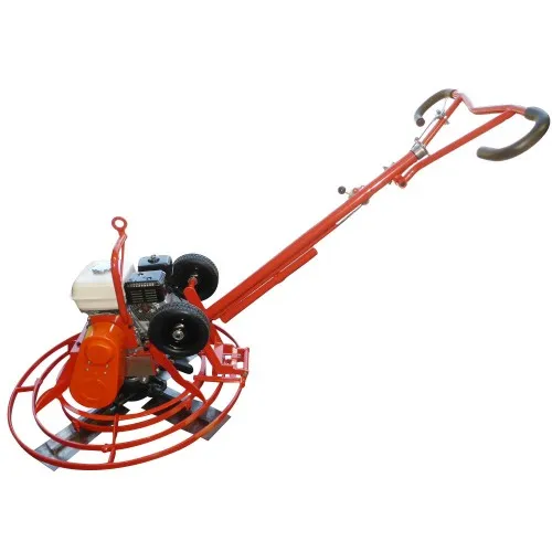 Neat Fast Moving Concrete Leveling Trowel Machine 36 Inch Power Trowel With Trolley Wheel