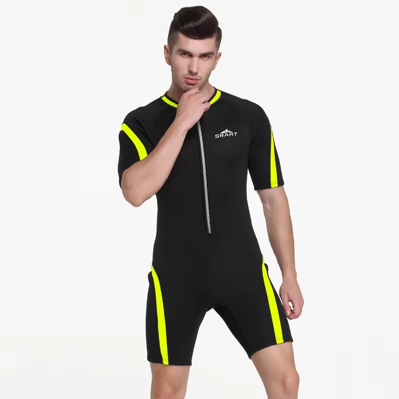 Factory wholesale custom Neoprene Surfing Diving suit Wetsuits Shorty Sleeves Wet Suit Men Diving Suit wetsuit