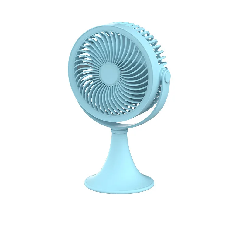 Factory Direct Mini USB Charging Desktop Wall-Mounted Electric Fan Cross-Border Third-Gear Rotatable Lighting Pedestal
